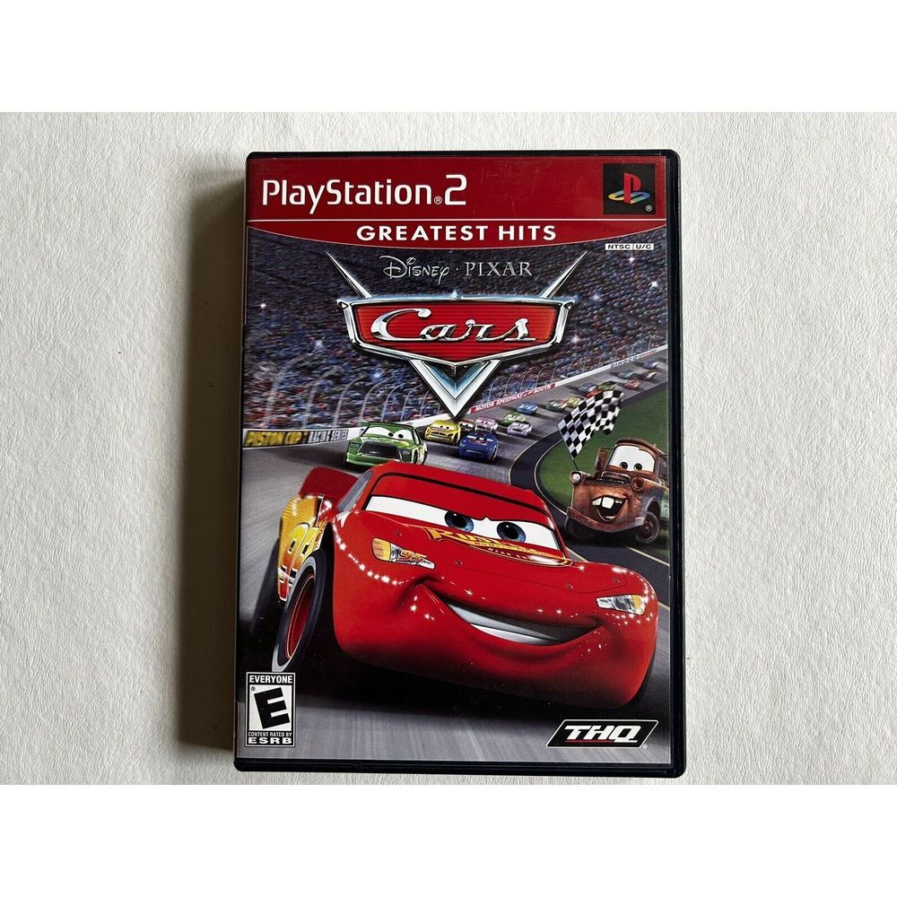 Disney Pixar CARS (Sony PlayStation 2) PS2 Case & Manual Only NO DISC!!!